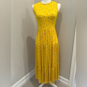 Size 00 Kate Spade Dainty Bloom knit dress in Marigold